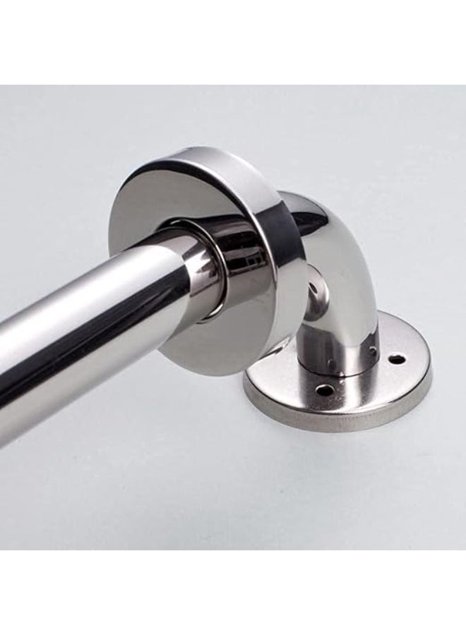 متجر ماى سوق:مقبض أمان للحمام من الفولاذ المقاوم للصدأ - ساند يد جداري متين لكبار السن وذوي الاحتياجات الخاصة (فضي) - Image 2